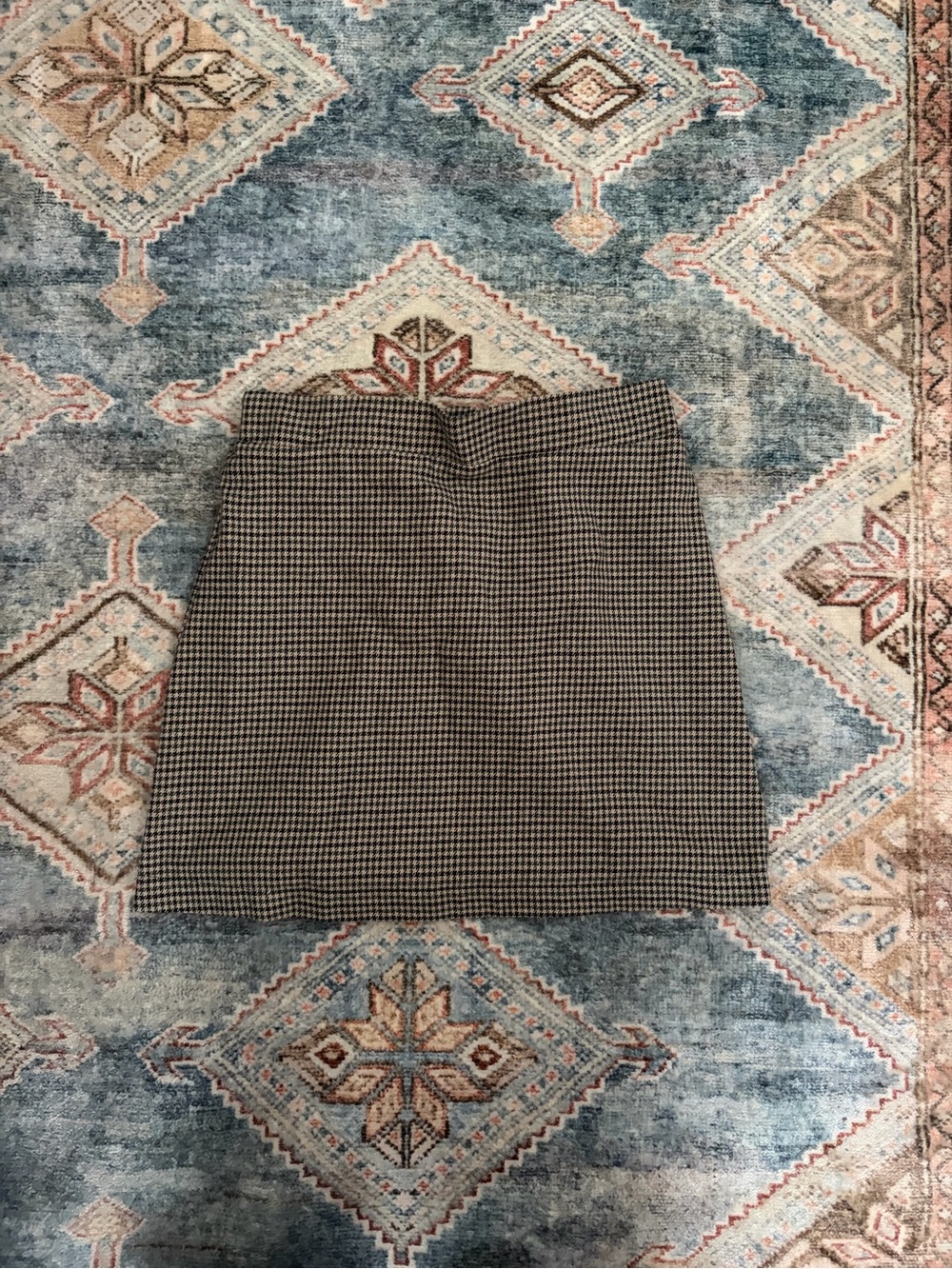 American Eagle Outfitters Black & White Houndstooth Pencil Skirt